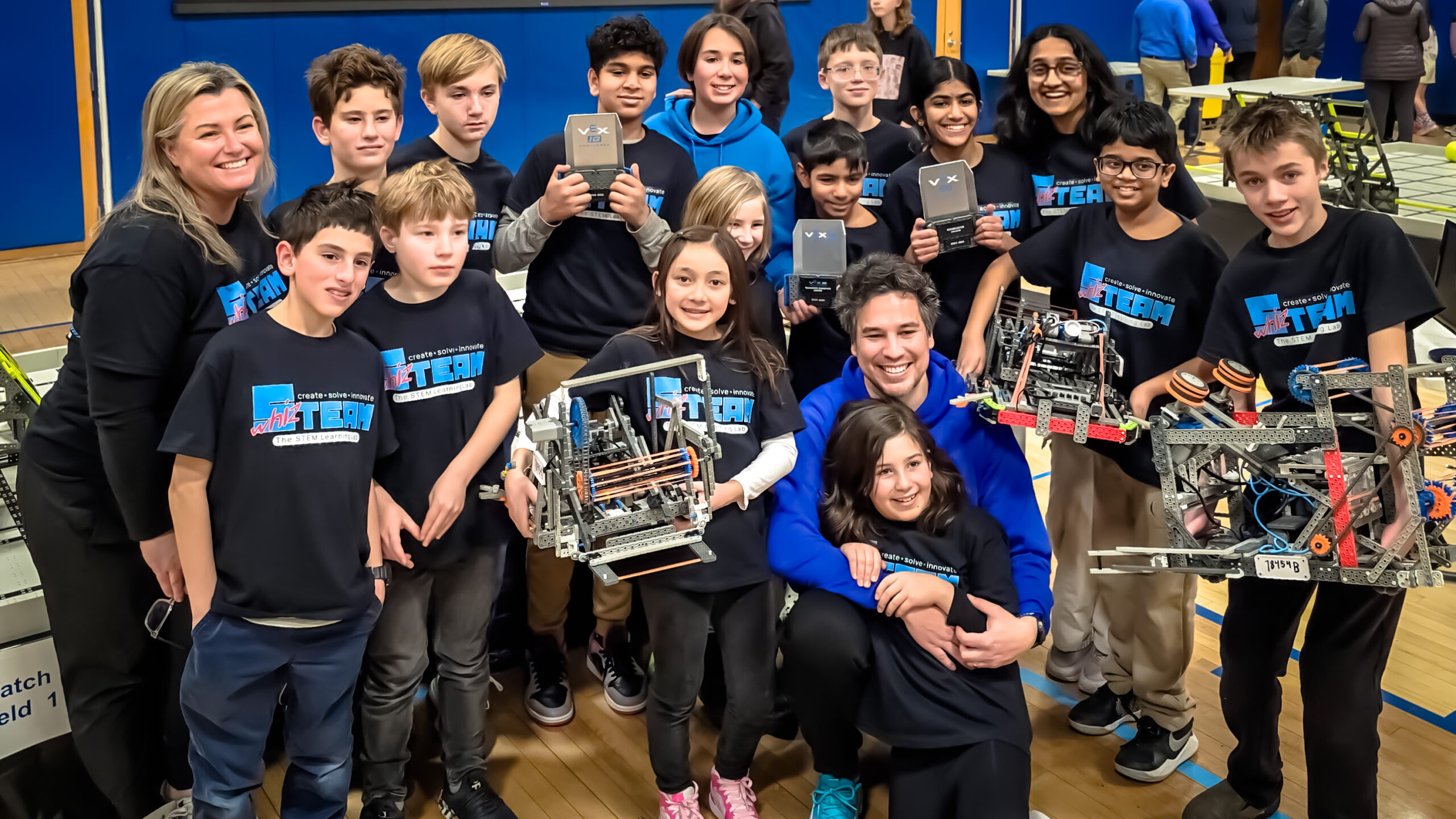 STEAMwhiz VeX IQ teams win and qualify for state regional Finals